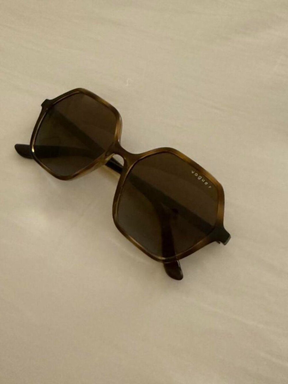 Vogue Women's Brown and Black Sunglasses